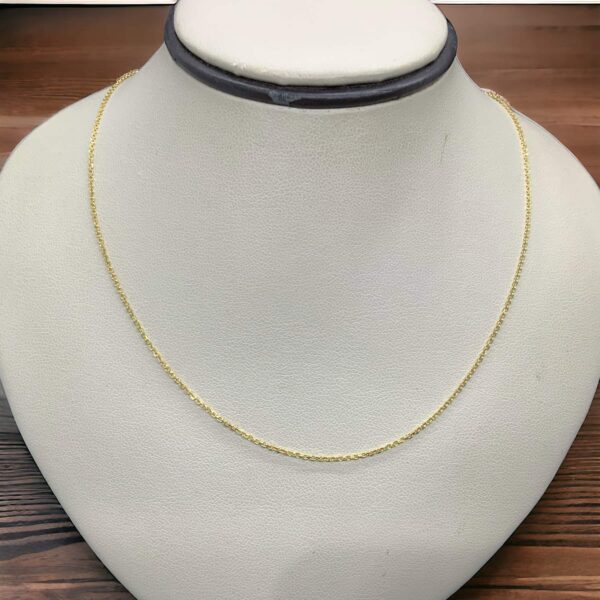 Gold Cable Necklace Necklace Platinum Jewelers MS