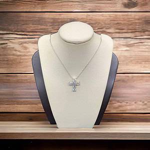 14kt White Gold Elegant Cross Cross Platinum Jewelers MS