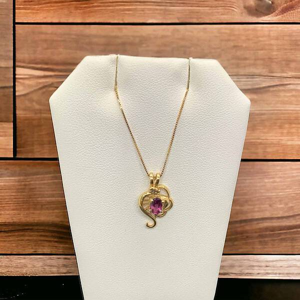 Pink Tourmaline Necklace