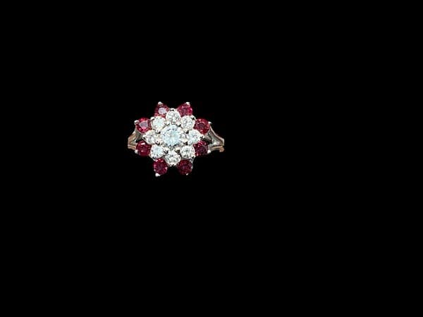 Ruby Diamond Ring Ruby Platinum Jewelers MS