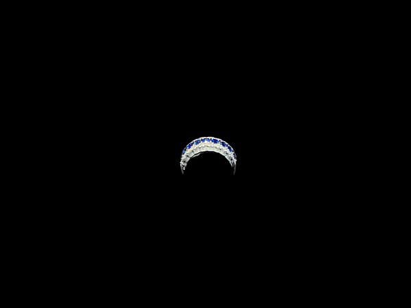 Sapphire Diamond Ring - Image 2