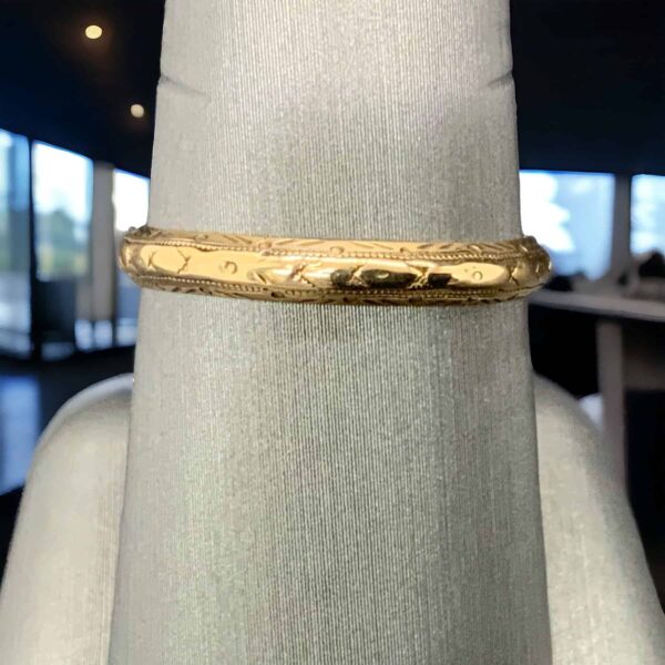 14kt Yellow Gold - Custom Wedding Band