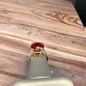 14K Ruby Diamond Ring Ruby Platinum Jewelers MS