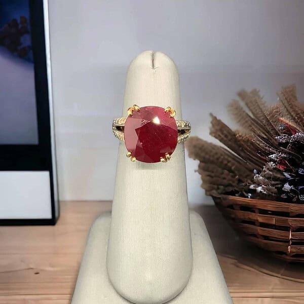 14K Ruby Diamond Ring