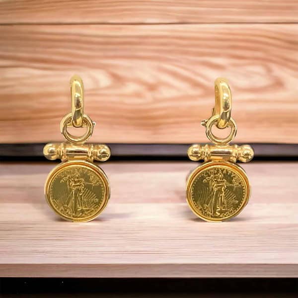 Liberty Coin Earrings