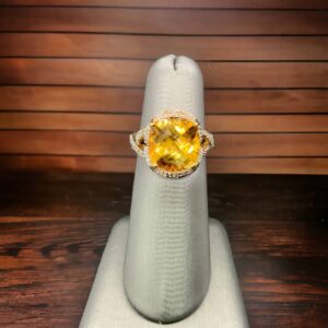 14kt Yellow Gold Citrine Insight Piece – Exquisite Jewelry Citrine Platinum Jewelers MS