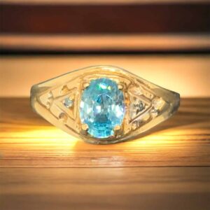 14kt Yellow Gold Blue Topaz Ring – Classy Jewelry Blue Topaz Platinum Jewelers MS