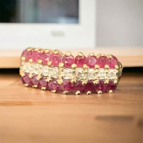 10kt Yellow Gold Ruby Ring Ruby Platinum Jewelers MS