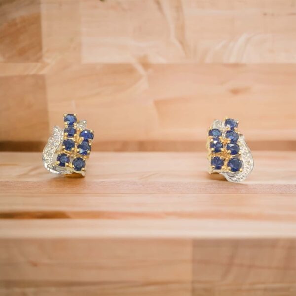 Sapphire Earrings Sapphire Platinum Jewelers MS