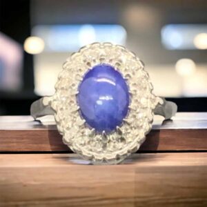 Star Sapphire Sapphire Platinum Jewelers MS