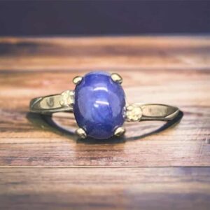 Star Sapphire Sapphire Platinum Jewelers MS