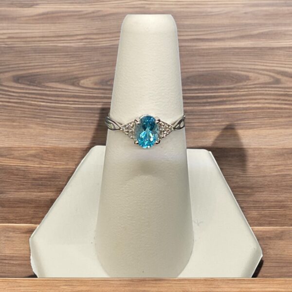 Swiss Blue Topaz Blue Topaz Platinum Jewelers MS