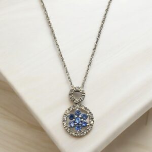 Sapphire Pendant Pendants Platinum Jewelers MS