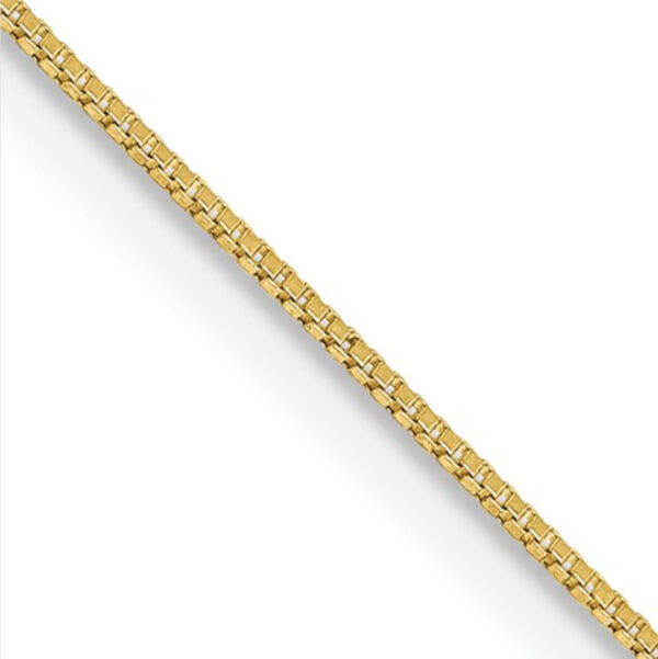 14Kt Yellow Gold 20” .50 MM Box Chain Gold Jewelry Platinum Jewelers MS