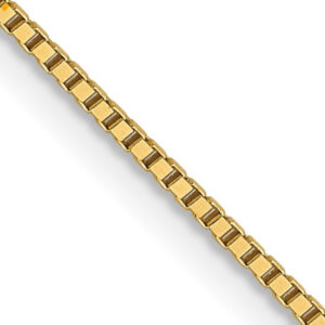 14kt Yellow Gold 20” .80 MM Box Chain Gold Jewelry Platinum Jewelers MS