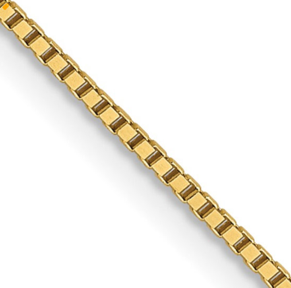 14kt Yellow Gold 20” .80 MM Box Chain Gold Jewelry Platinum Jewelers MS