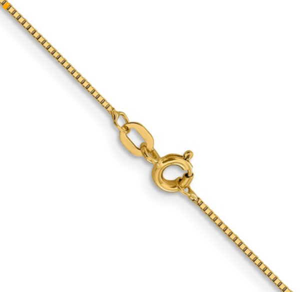 14kt Yellow Gold 20” .80 MM Box Chain Gold Jewelry Platinum Jewelers MS