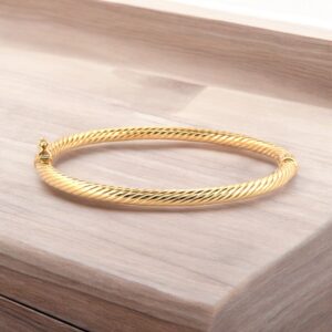 10kt Yellow Gold Elegant Bangle Bangle Platinum Jewelers MS