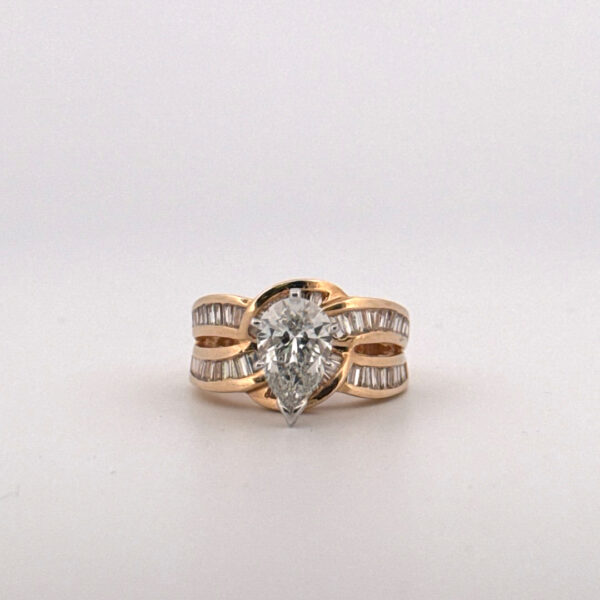 Bridal 14kt Yellow Gold 3.00 Total Weight Bridal Platinum Jewelers MS