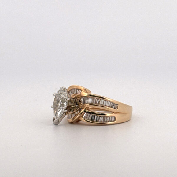 Bridal 14kt Yellow Gold 3.00 Total Weight Bridal Platinum Jewelers MS