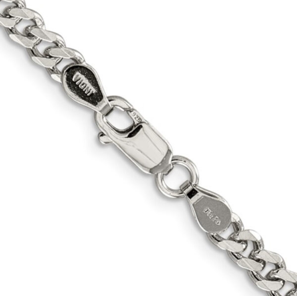 Sterling Silver 4.5 MM Curb Link Necklace Necklace Platinum Jewelers MS