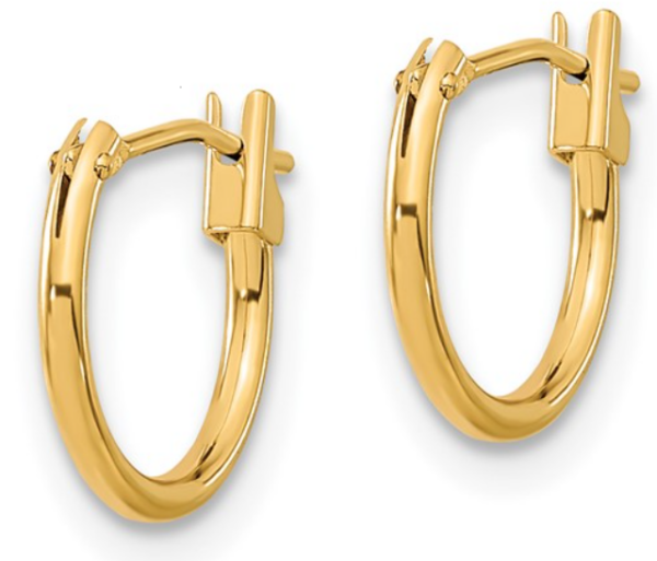 14k Madi K Hoop Earrings Earrings Platinum Jewelers MS