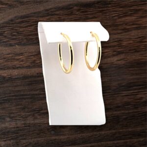 Exquisite 10Kt Yellow Gold Oval Hoop Earrings – Premier Choice in Gold Jewelry Category Earrings Platinum Jewelers MS