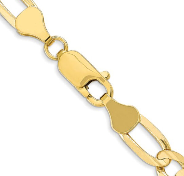 10kt Yellow Gold 24″ Figaro Necklace 6MM Gold Jewelry Platinum Jewelers MS