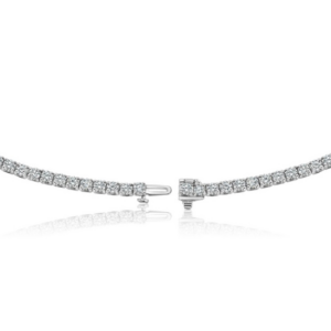 14kt White Gold 6 Carat Diamond Tennis Necklace Diamonds Platinum Jewelers MS