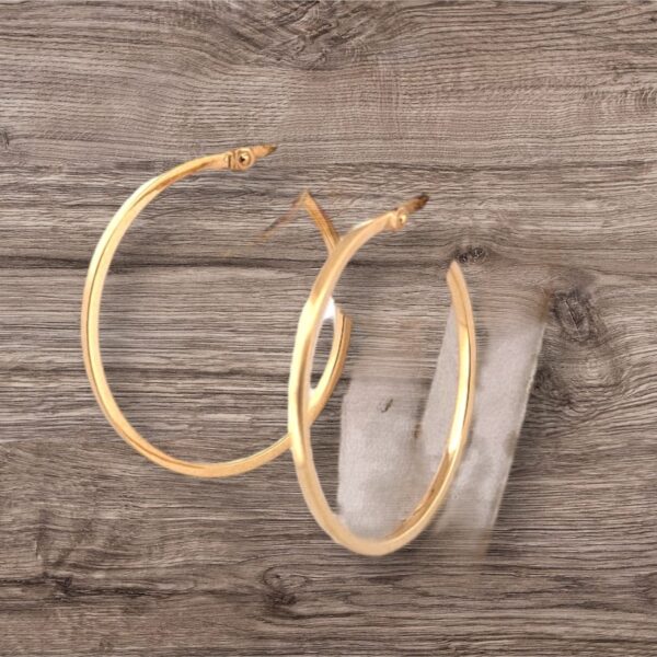 10kt Yellow Gold Hoop Earrings - Exquisite and Timeless Gold Jewelry