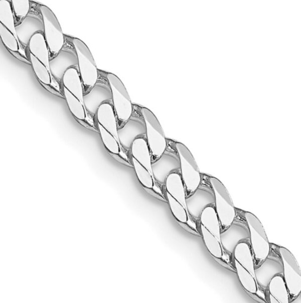 Sterling Silver 4.5 MM Curb Link Necklace