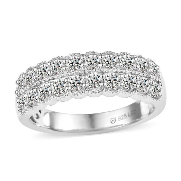 1 Carat Total Weight Lab Grown Diamond Anniversary Band