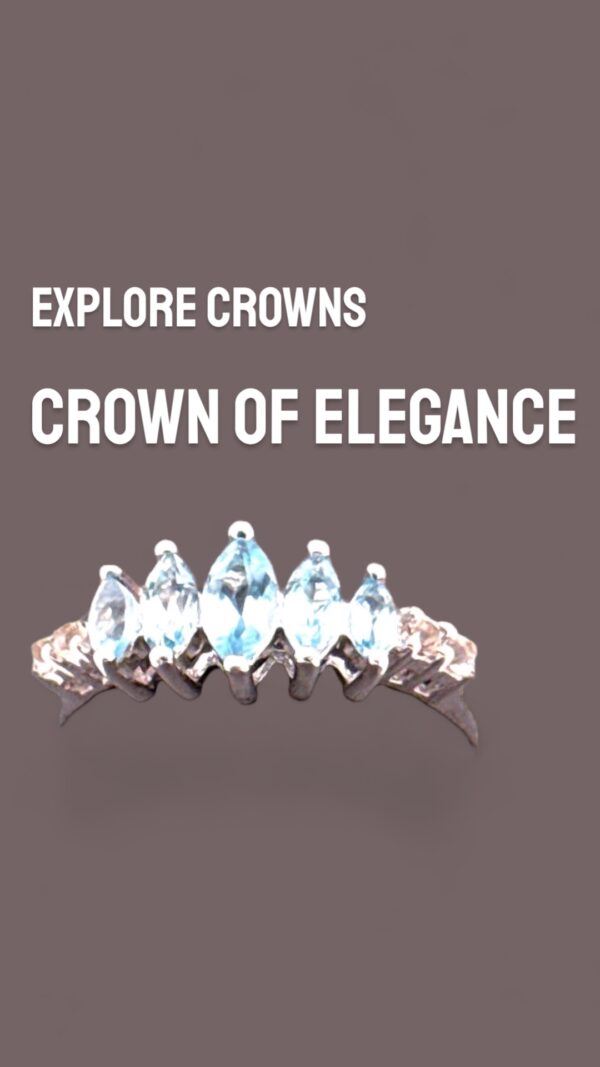 0.81 Carat Marquise Swiss Blue Topaz with 0.11 White Topaz Accent Sterling Silver Ring - Image 4
