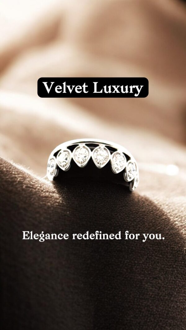 Sophisticated Sterling Silver Anniversary Band with Lab Grown 1.04 Carat, 7 Round Diamond Fashion Collection