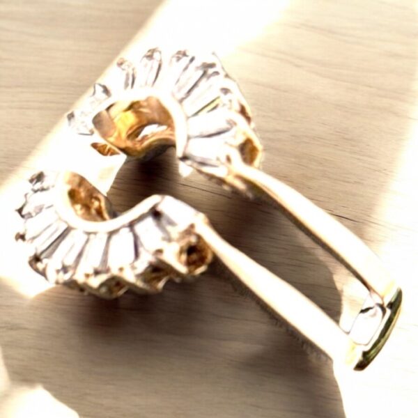 14kt Yellow Gold Ring Guard Diamond Ring - Image 3