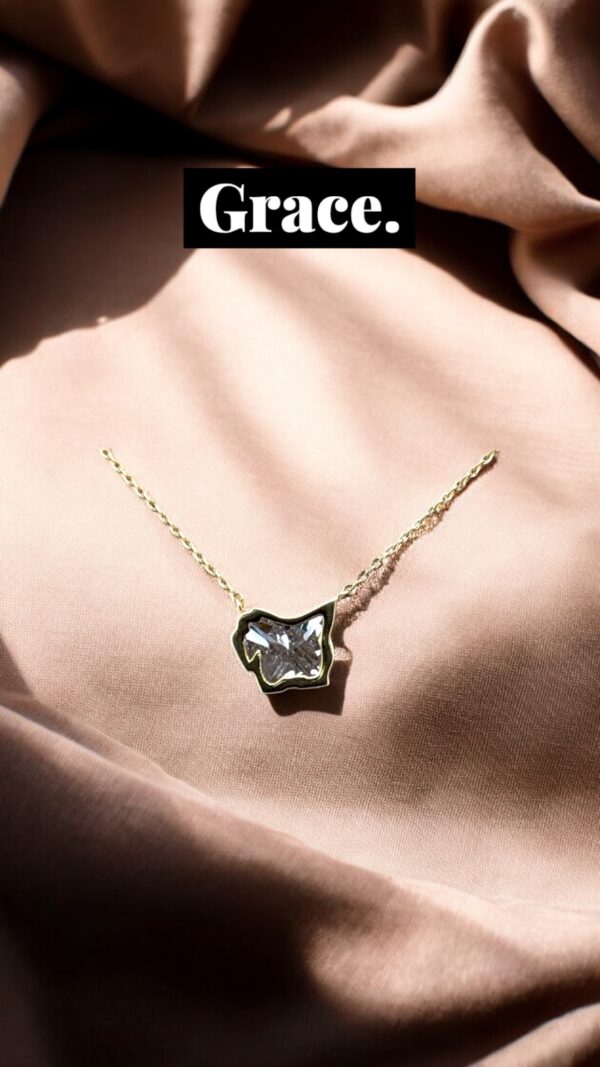 1.15 Carat Custom Cut Scottie Terrier Lab Diamond Pendant Necklace in 14kt Yellow Gold