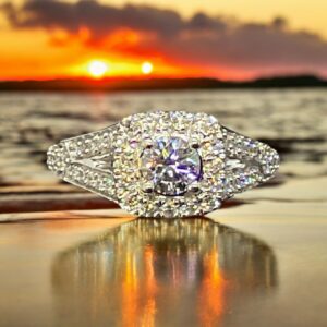 14kt White Gold Bridal 1.00 TW Bridal Platinum Jewelers MS