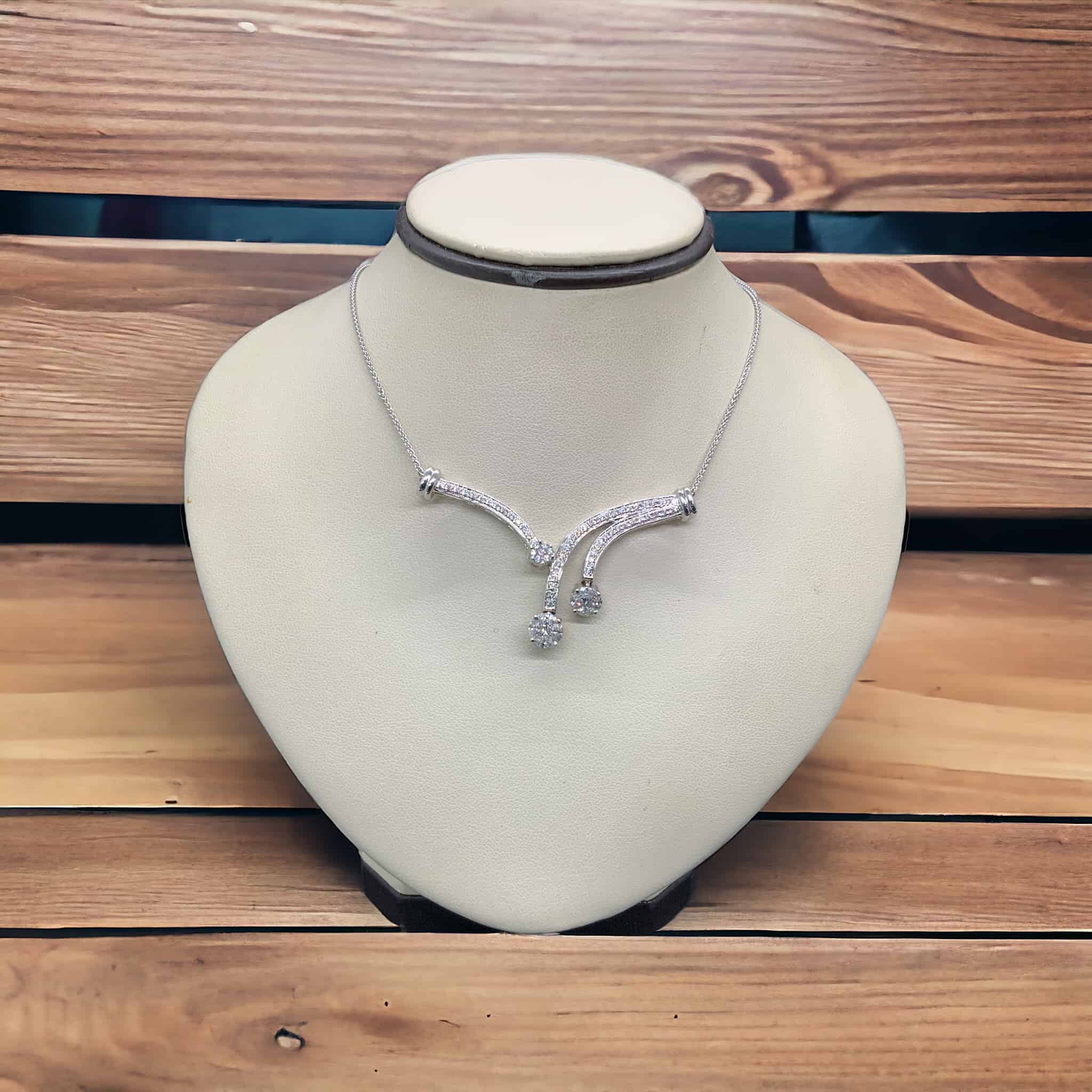 Diamond Necklace Diamond Fashion Platinum Jewelers MS Diamond Necklace