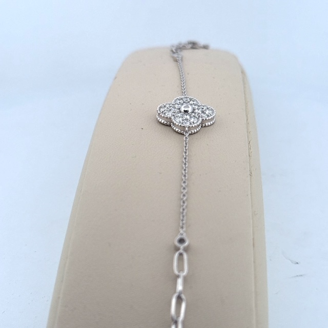 Premium Lab-Created Diamond Bracelet in Sterling Silver Diamond Bracelet Platinum Jewelers MS Premium Lab-Created Diamond Bracelet in Sterling Silver - Image 2