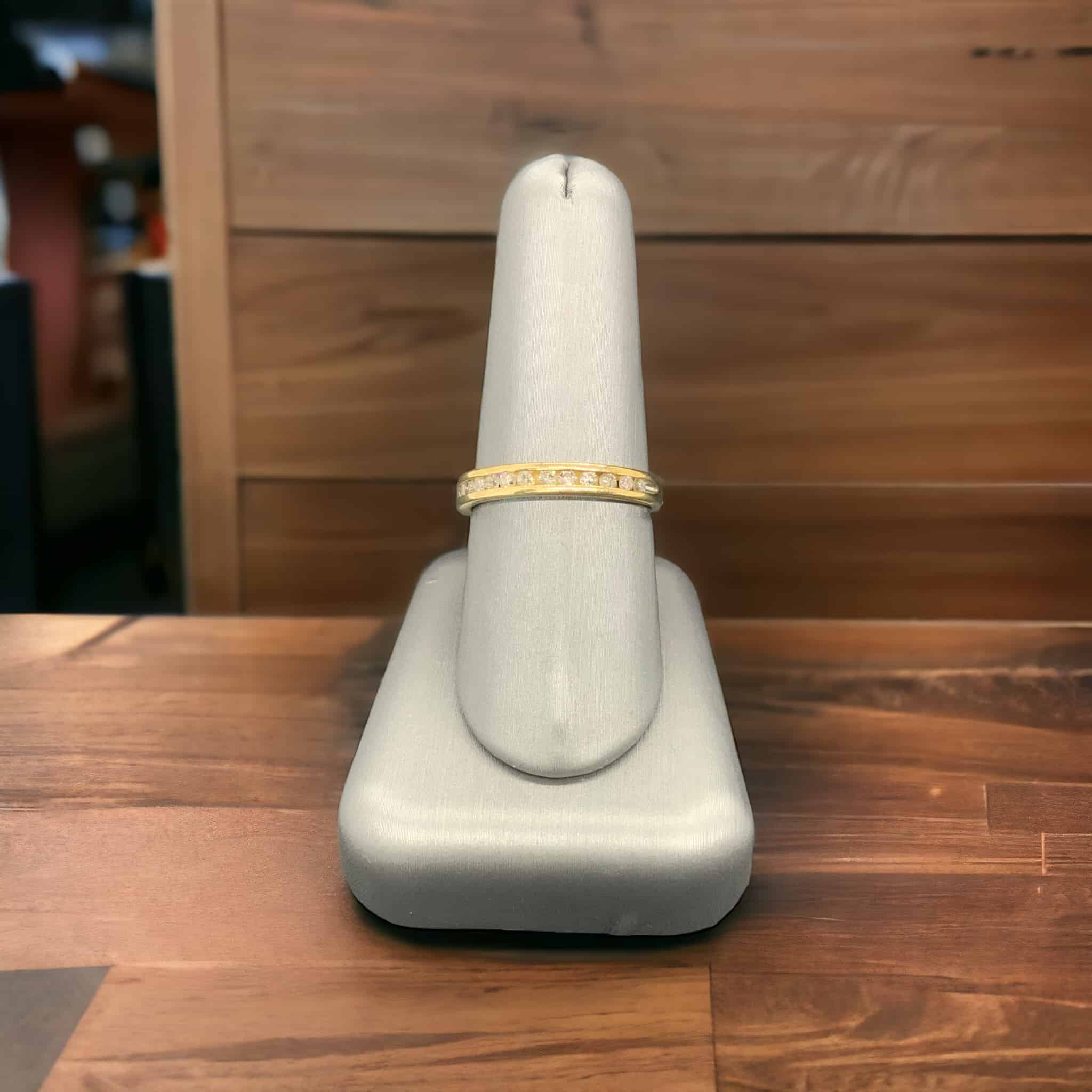 Gold Anniversary Wedding Band Anniversary Platinum Jewelers MS Gold Anniversary Wedding Band