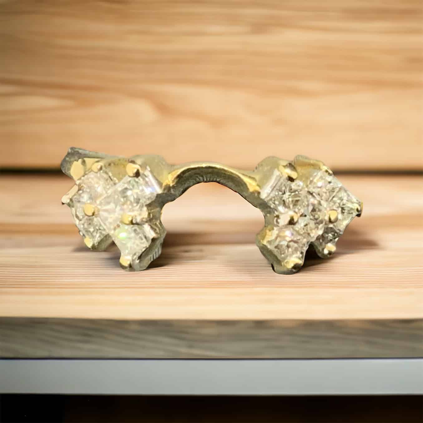 14kt Yellow Gold Bridal Wrap Bridal Platinum Jewelers MS 14kt Yellow Gold Bridal Wrap