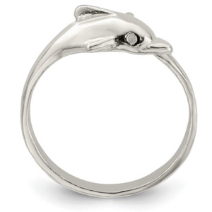 Sterling Silver Dolphin Ring Rings Platinum Jewelers MS