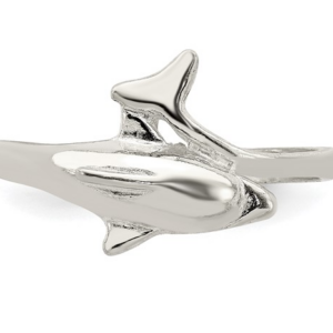Sterling Silver Dolphin Ring Rings Platinum Jewelers MS