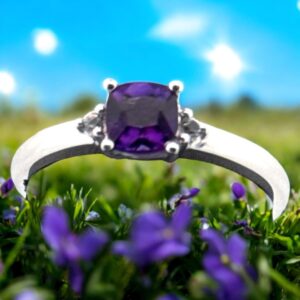 Amethyst and White Topaz w/ Accent Stones Amethyst Platinum Jewelers MS