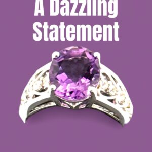 Oval Amethyst Amethyst Platinum Jewelers MS