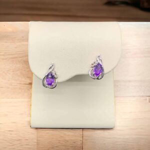 Amethyst Diamond Earrings Amethyst Platinum Jewelers MS Amethyst Diamond Earrings Amethyst Platinum Jewelers MS