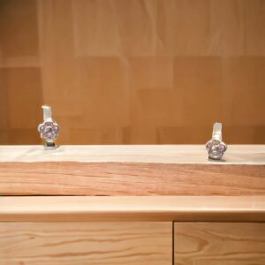 Pink Tourmaline Hugging Hoops Pink Tourmaline Platinum Jewelers MS