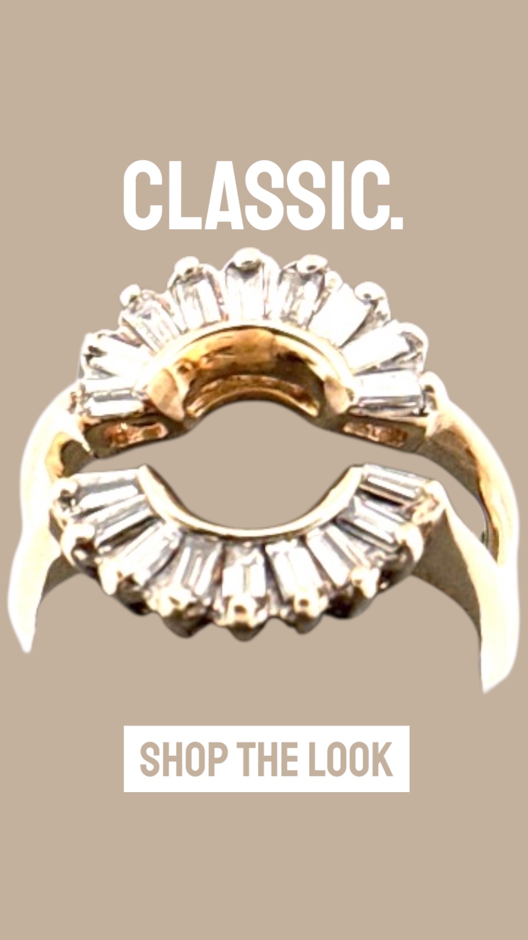 14kt Yellow Gold Ring Guard Diamond Ring Anniversary Platinum Jewelers MS 14kt Yellow Gold Ring Guard Diamond Ring - Image 5