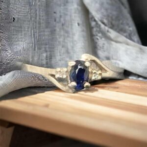 Sapphire Ring Sapphire Platinum Jewelers MS