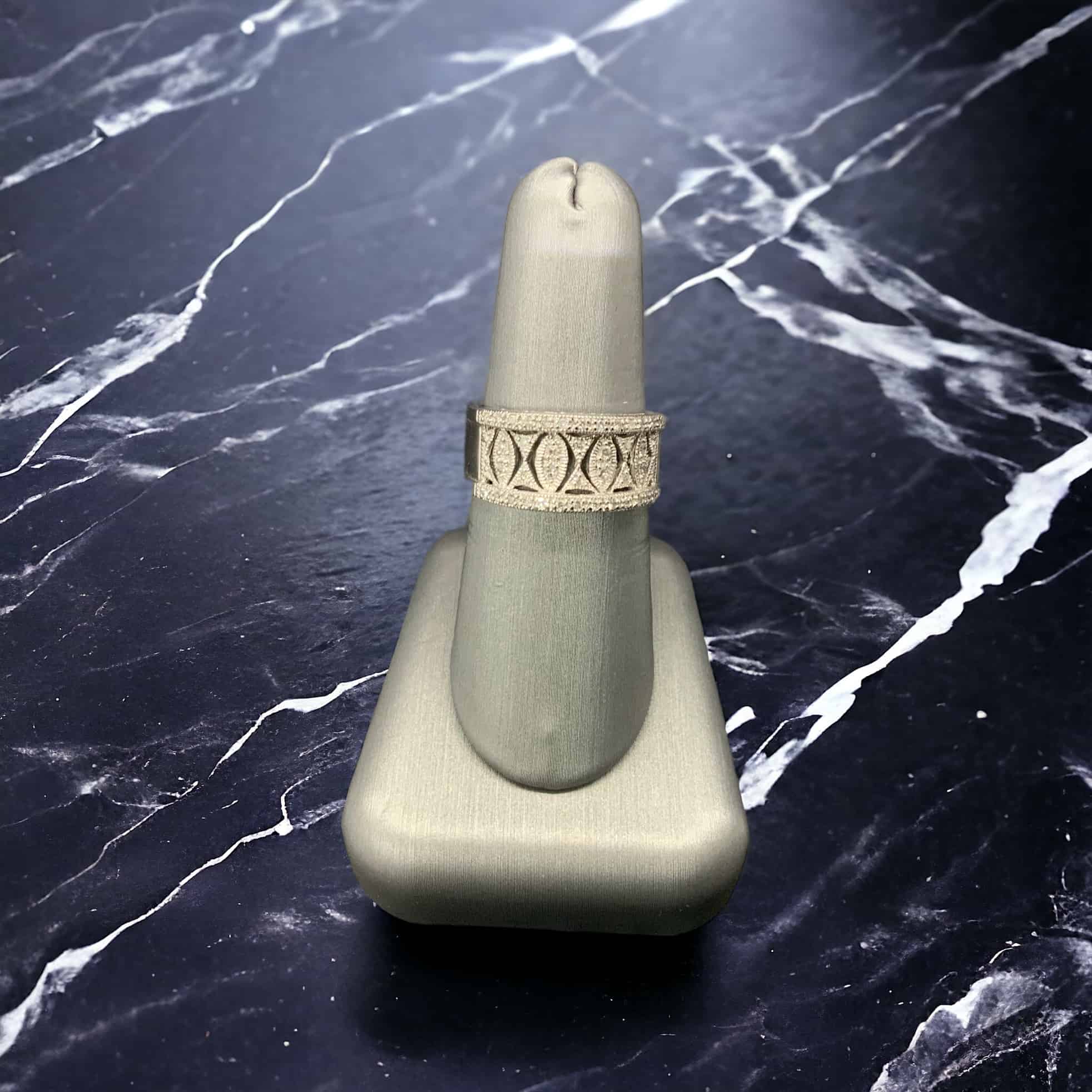 Art Deco Style 14kt White Gold Diamond Fashion Ring Diamond Fashion Platinum Jewelers MS Art Deco Style 14kt White Gold Diamond Fashion Ring